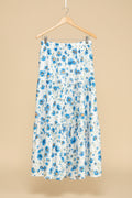 Bethany Blossom Skirt-Blue