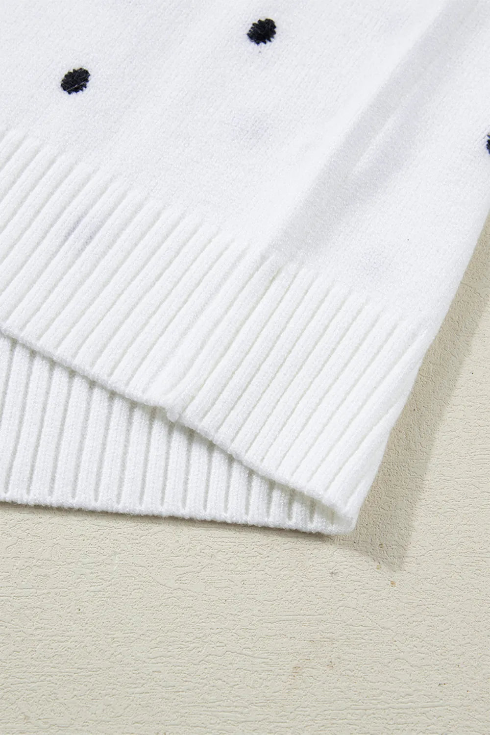Naomi Dot Knit Top