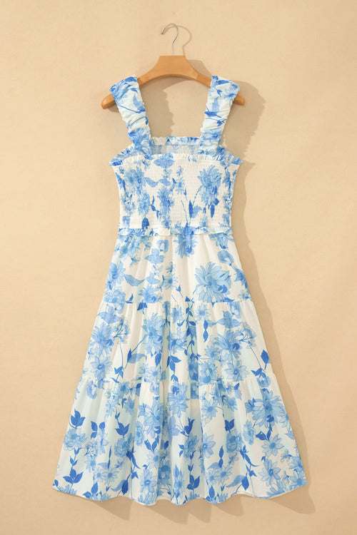 Bethany Blue Bloom Dress