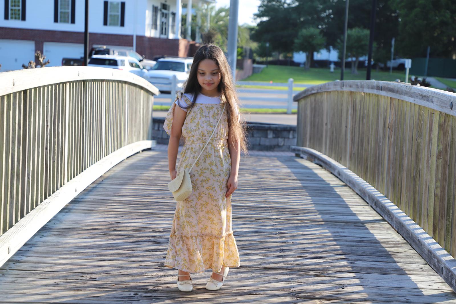 Little Sarah Floral Maxi Dress