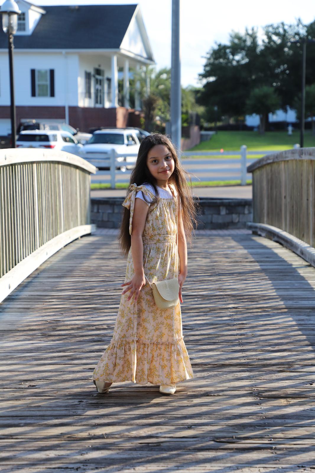Little Sarah Floral Maxi Dress