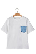 Basic Tee with Printed Pocket