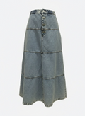 Blessed Denim Skirt
