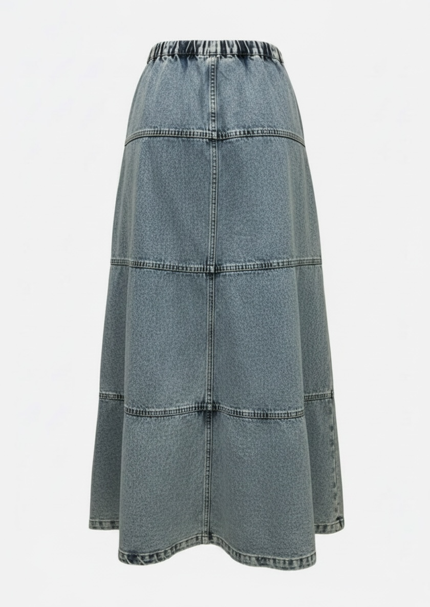 Blessed Denim Skirt