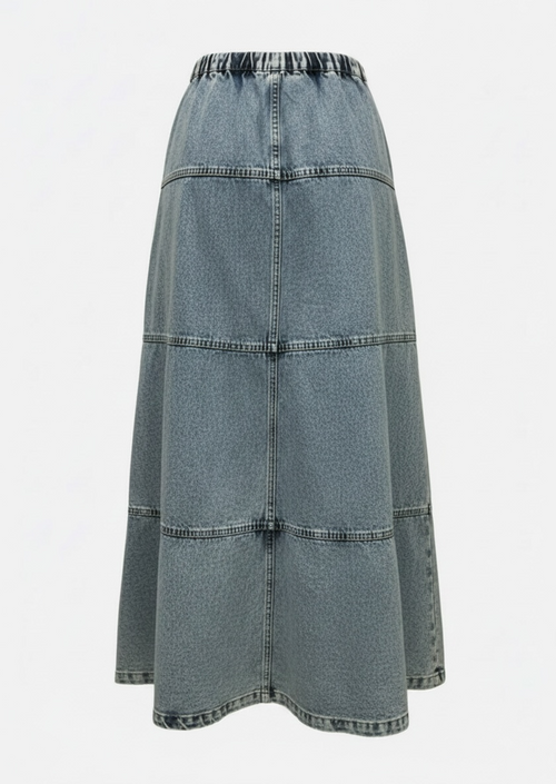 Blessed Denim Skirt