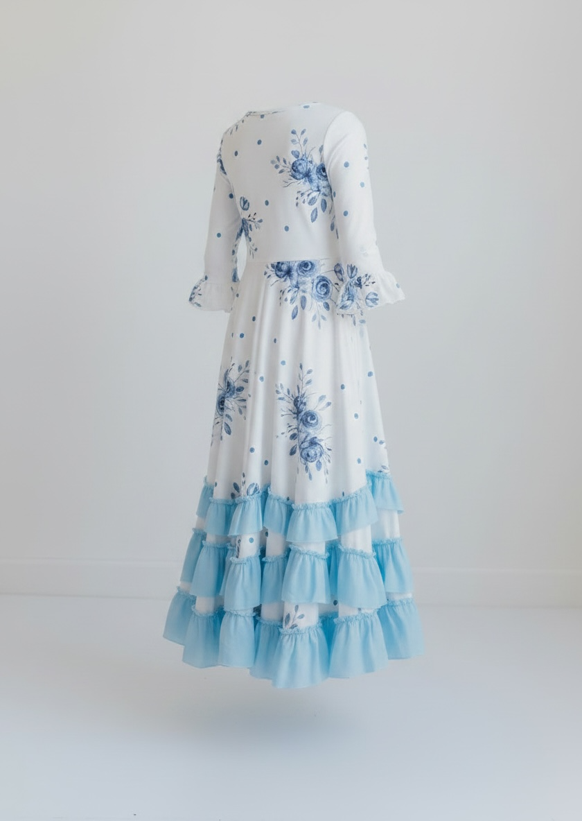 Little Grace Blue Blossom Dress