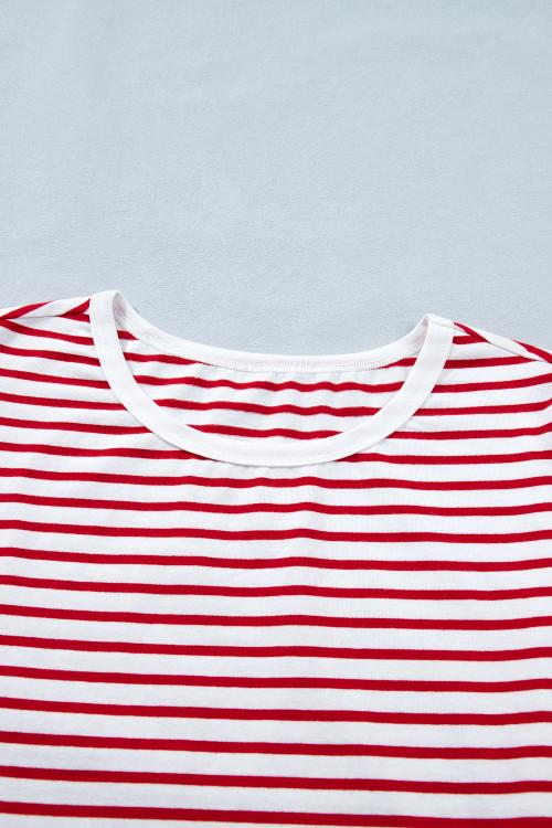 Ruby Stripe Puff Sleeve Top