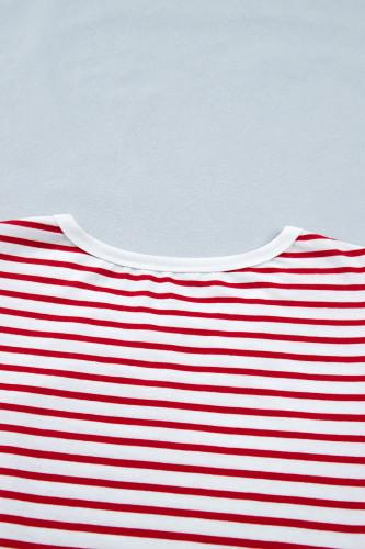 Ruby Stripe Puff Sleeve Top