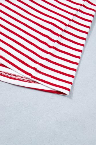 Ruby Stripe Puff Sleeve Top