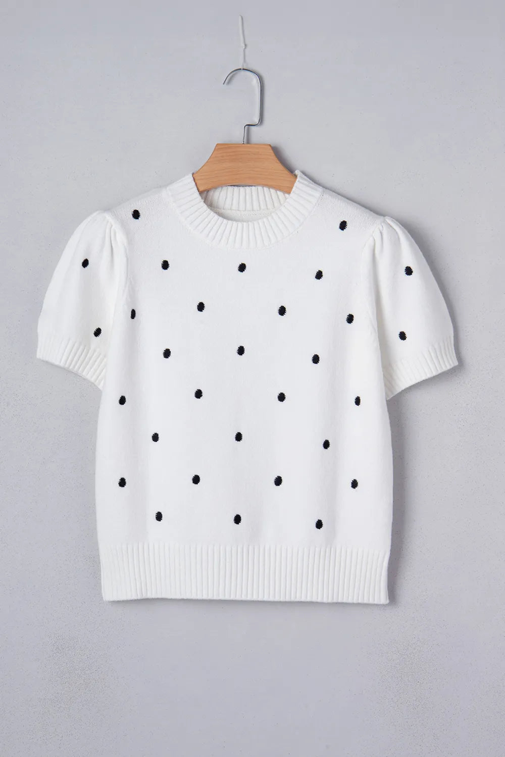 Naomi Dot Knit Top
