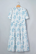 Rosewater Blue Maxi Dress