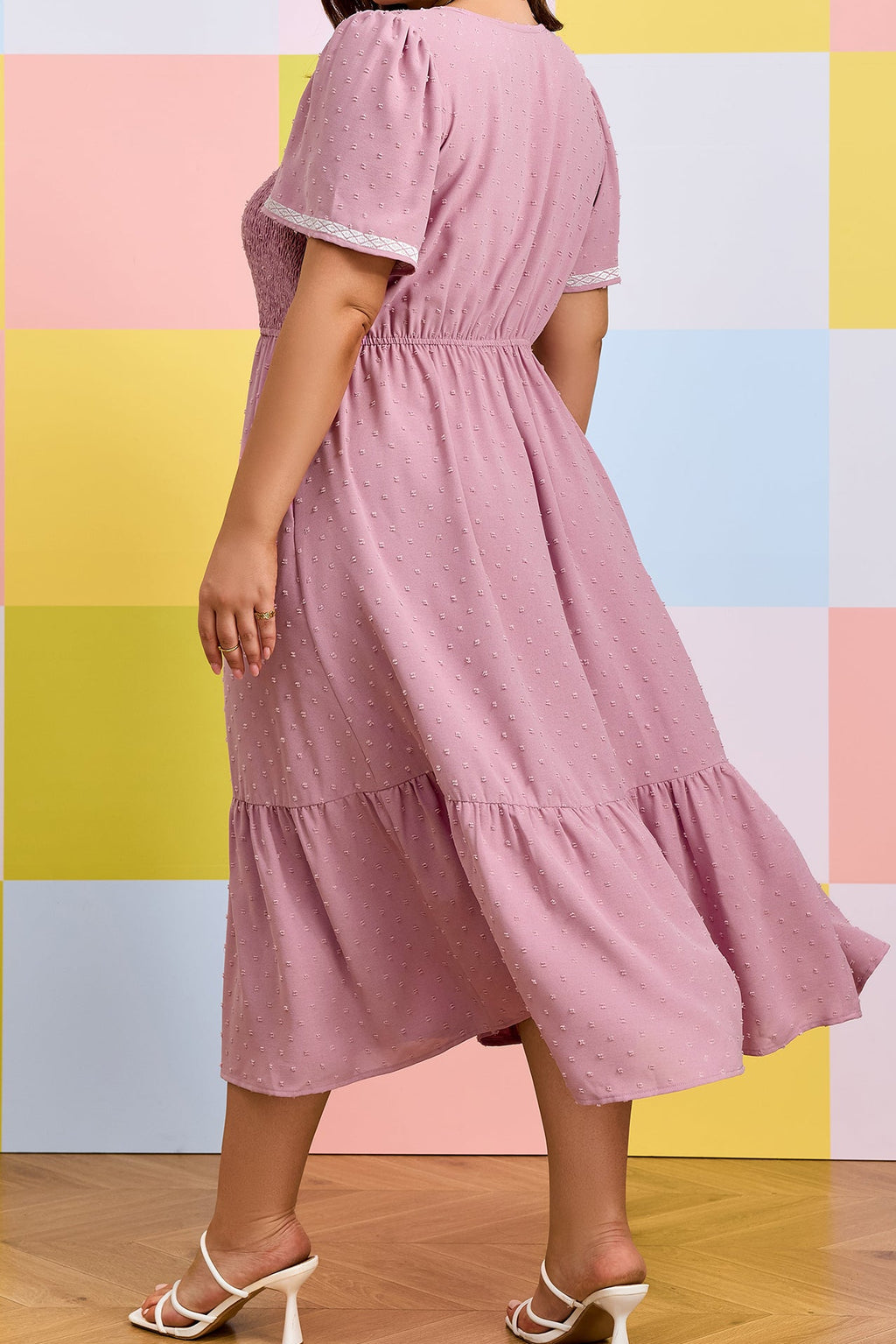 Rose Melody Midi Dress